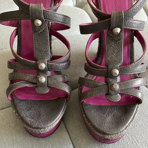 Balenciaga Arena Espadrille Wedges - Picture 4 of 16